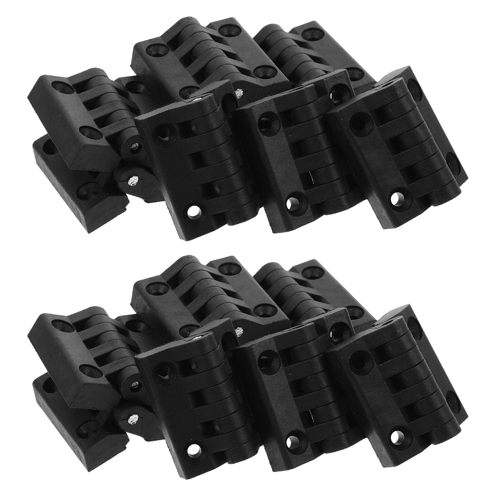 Cabinet Hinges - 20 قطعة مفصلات بلاستيكية شديدة التحمل