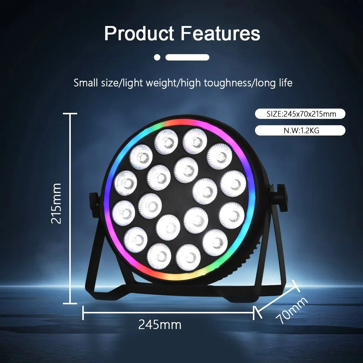 Led Strip Lights - أضواء بار LED 180 واط RGBW