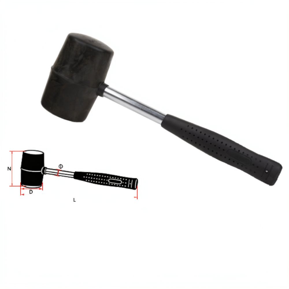مطرقة مطاطية مريحة للاستخدام ف - مراجعة Home Improvement Mark وسعره