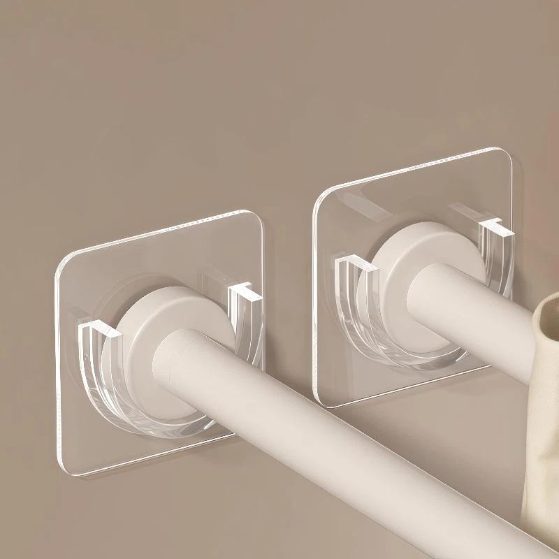 4 قطع من حوامل قضبان الستائر ا - مراجعة Curtain Rods وسعره