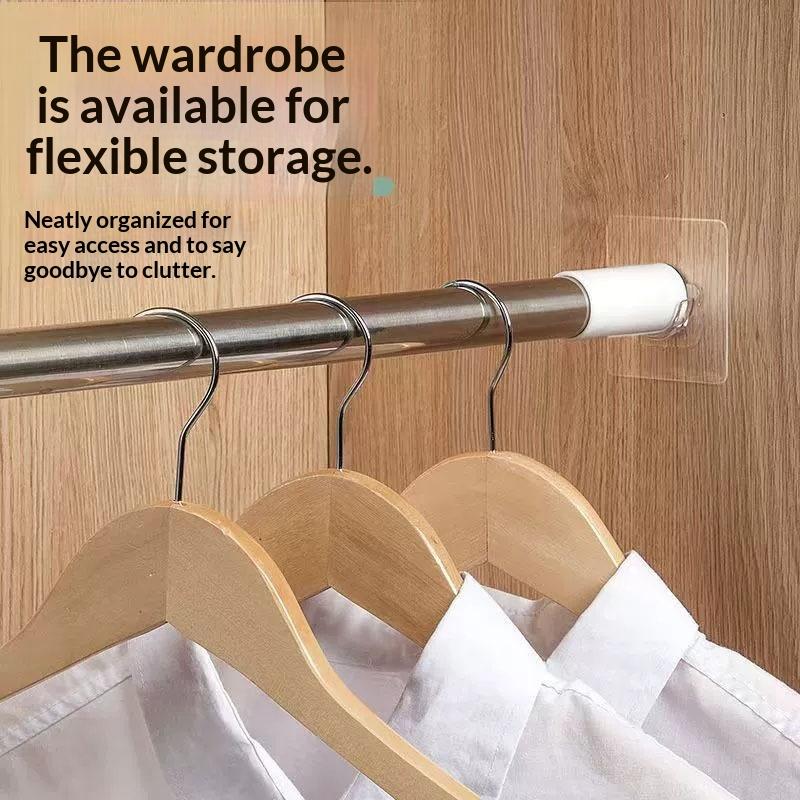 4 قطع من حوامل قضبان الستائر ا - مراجعة Curtain Rods وسعره