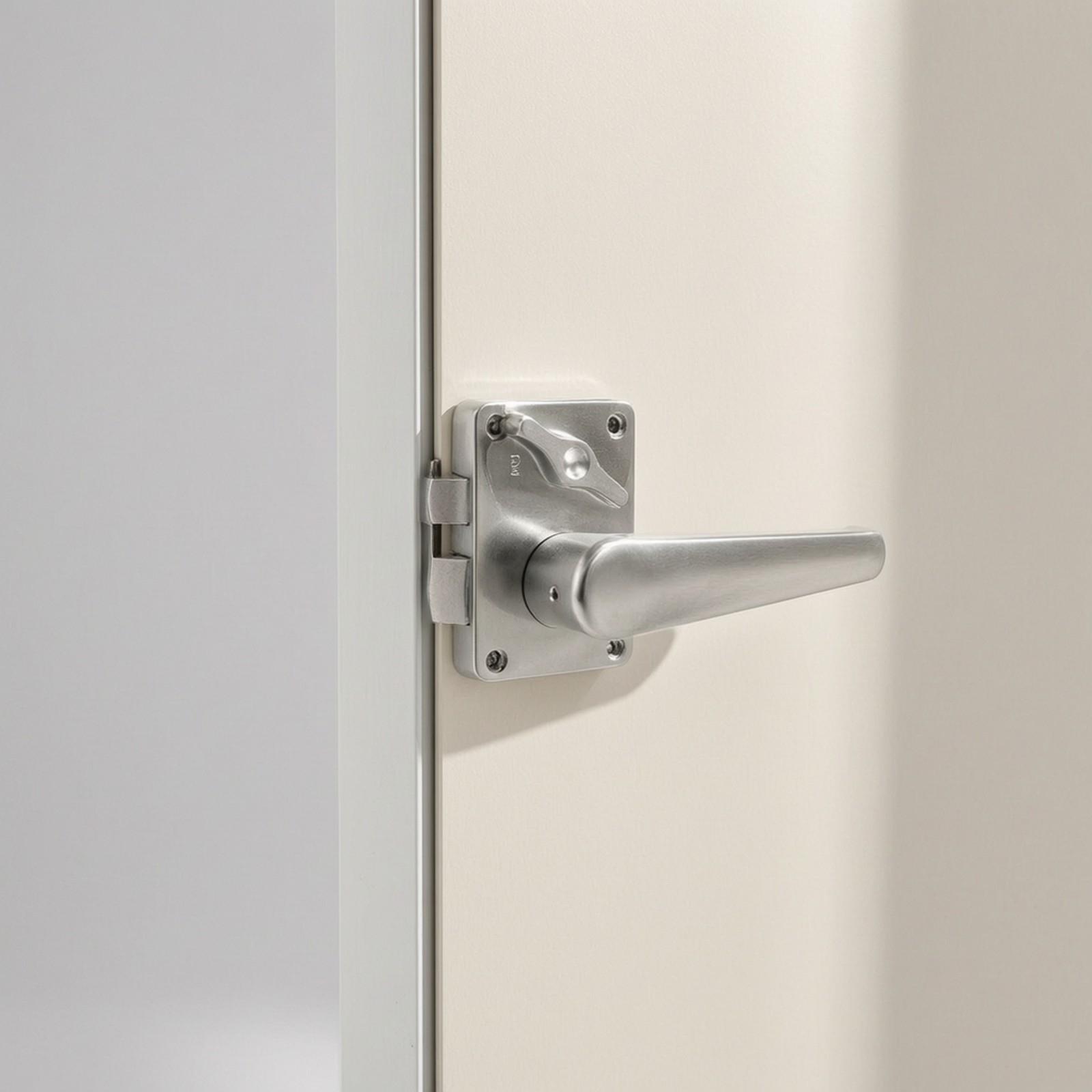 قفل باب حمام العربة مع مقبض AB - مراجعة Door Handle وسعره